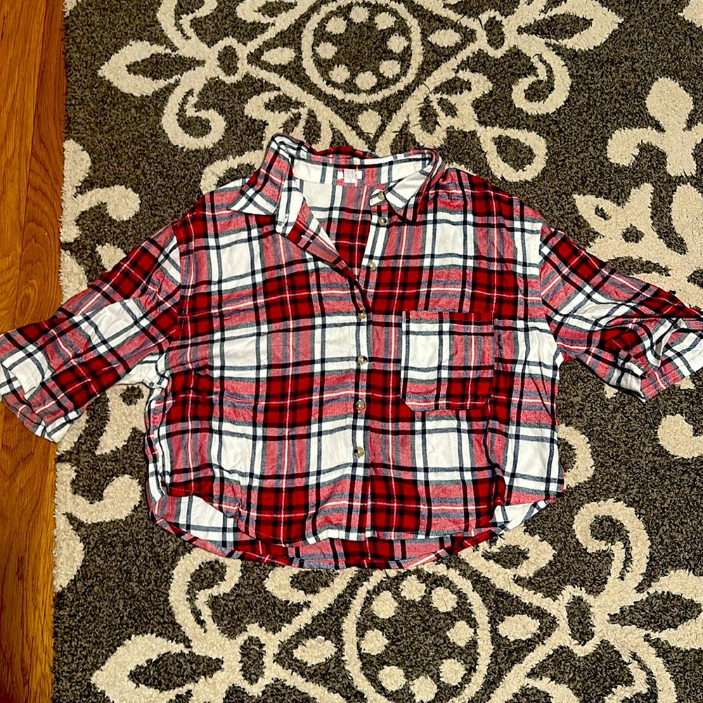 Garage flannel pajama shirt flannel